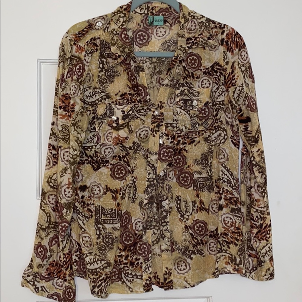 Print blouse
